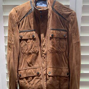 Hugo Boss Goat Leather Suede Jacket